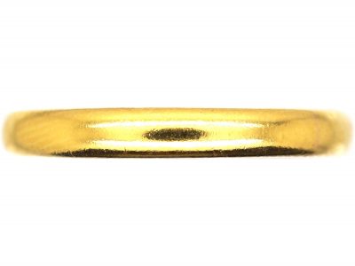Retro 22ct Gold Wedding Ring made in 1949