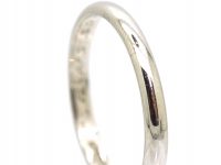 Retro Platinum Wedding Ring