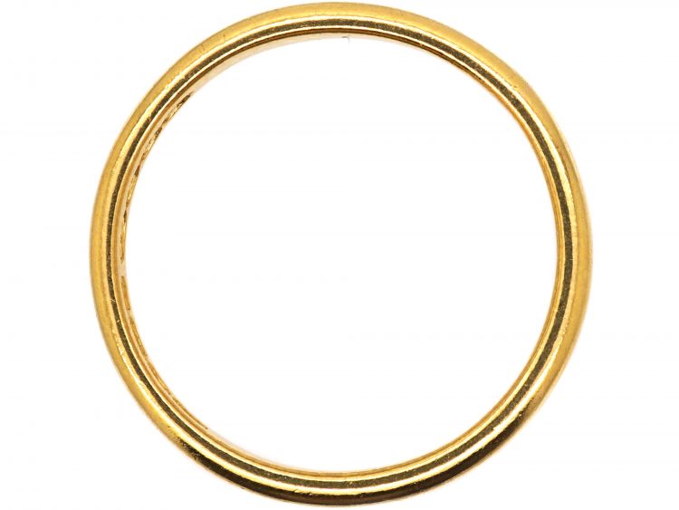 Retro 22ct Gold Wedding Ring made in 1949