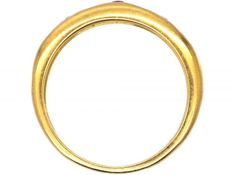18ct Gold Acrostic Ring that Spells Dearest