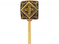 Victorian Damascene Tie Pin