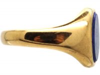 Early 20th Century 18ct Gold Signet Ring set with Lapis Lazuli