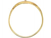 Victorian 18ct Gold Gypsy Ring set with a Diamond