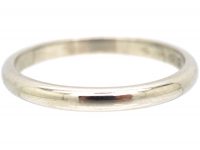 Retro Platinum Wedding Ring