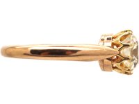 Edwardian 18ct Gold, Diamond Solitaire Ring