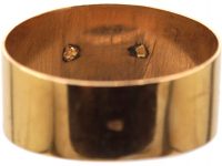 Belle Epoque French 18ct Gold Ring with Natural Split Pearl Hearts Motif