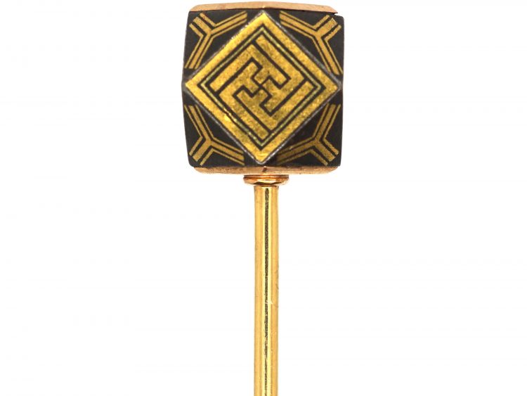Victorian Damascene Tie Pin