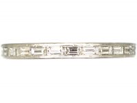 18ct White Gold Baguette Diamond Eternity Ring
