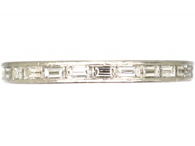 18ct White Gold Baguette Diamond Eternity Ring