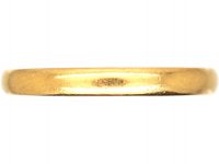 Retro 22ct Gold & Platinum Wedding Ring