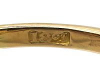 Edwardian 18ct Gold & Platinum Daisy Cluster Diamond Ring