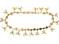 18ct Gold Necklace with Carnelian Rondels by Lalaounis