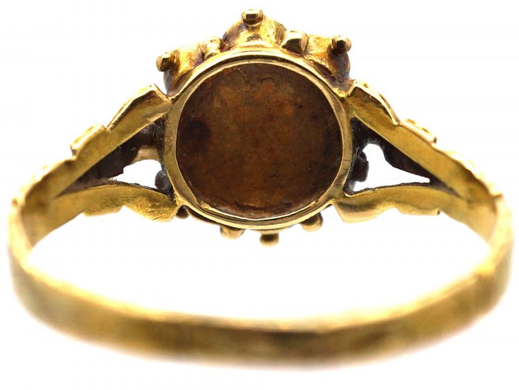 Regency 18ct Gold, Ruby & Diamond Cluster Ring