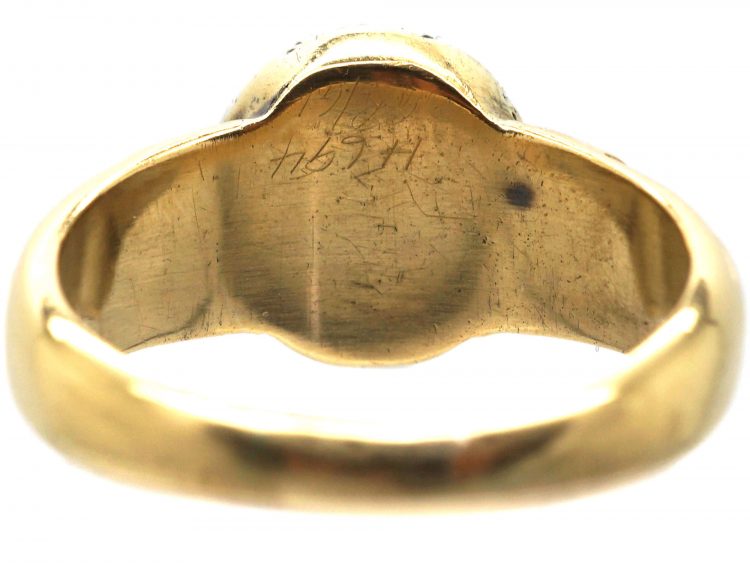 Victorian 18ct Gold, Rose Diamond Cluster Ring