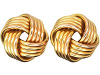 9ct Gold Knot Earrings