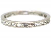 18ct White Gold Baguette Diamond Eternity Ring