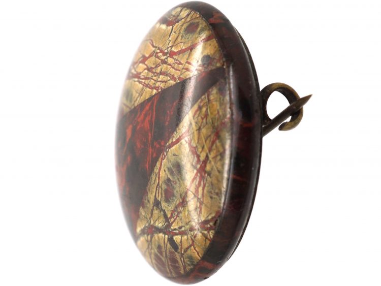 Victorian Hard Stone Brooch