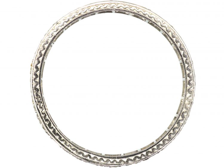 Art Deco Platinum & Diamond Eternity Ring