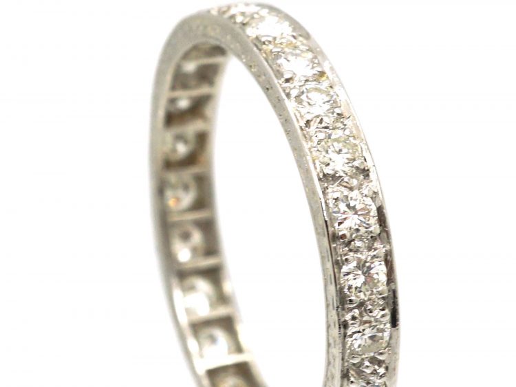 Art Deco Platinum & Diamond Eternity Ring