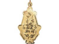 19th Century Swiss 14ct Gold & Enamel Family Locket with Six Compartments