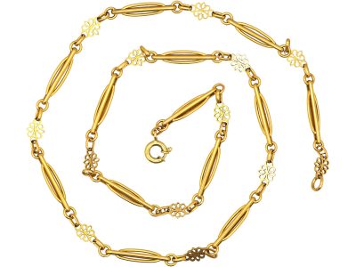 18ct Gold Belle Epoque Ornate Chain