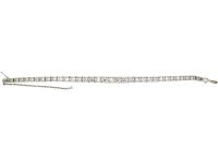Art Deco Platinum, Graduated Diamond Line Bracelet