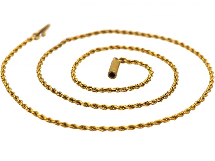 Edwardian 15ct Gold Prince of Wales Twist Chain