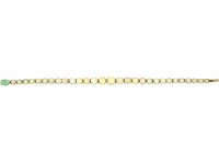 Retro 9ct Gold Bracelet set with a Line of Graduated Opals
