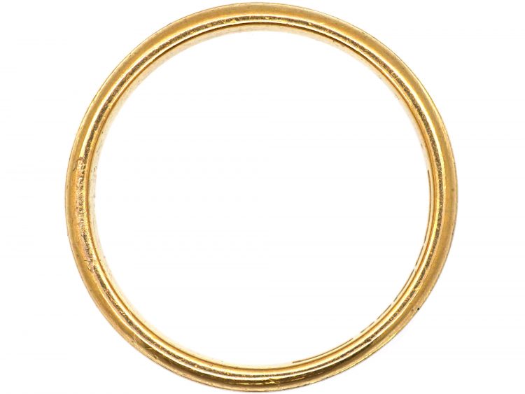 Mid 20th Century 22ct Gold & Platinum Wedding Ring by Charles Green & Sons