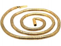 Victorian 15ct Gold Snake Chain