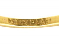 Early 20th Century 18ct Gold & Platinum, Diamond Solitaire Ring