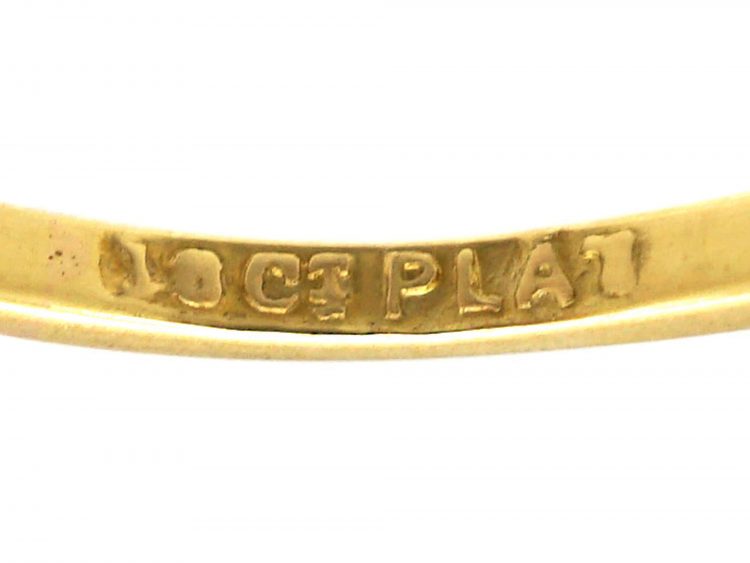 Early 20th Century 18ct Gold & Platinum, Diamond Solitaire Ring