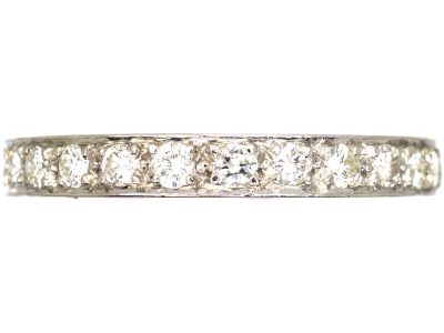Art Deco Platinum & Diamond Eternity Ring