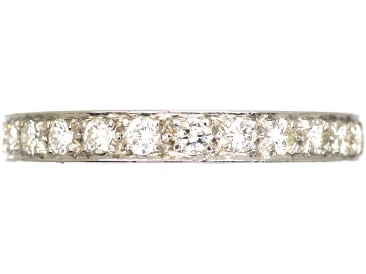 Art Deco Platinum & Diamond Eternity Ring