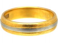 Mid 20th Century 22ct Gold & Platinum Wedding Ring by Charles Green & Sons