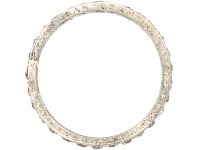 Art Deco Platinum & Rose Diamond Eternity Ring
