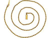 Edwardian 15ct Gold Prince of Wales Twist Chain