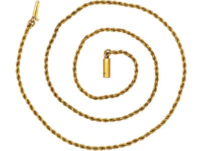 Edwardian 15ct Gold Prince of Wales Twist Chain