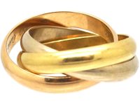 Cartier 18ct Gold Russian Wedding Ring