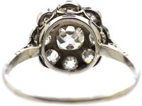 Art Deco Platinum, Diamond Cluster Ring