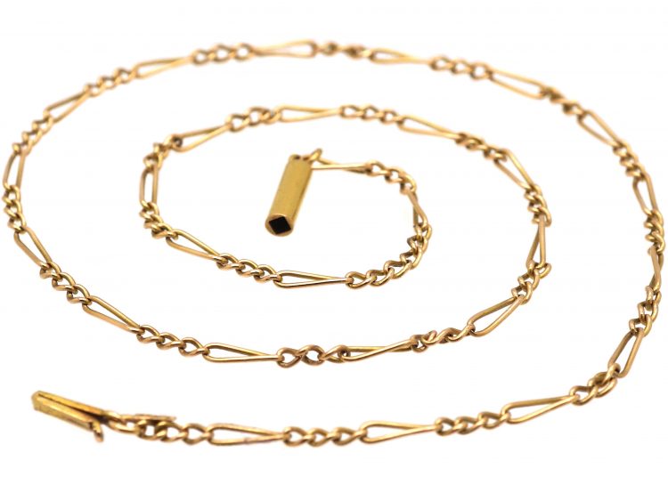 Edwardian Ornate 15ct Gold Chain