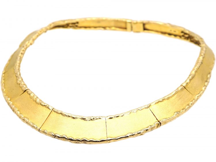 9ct Gold Collar By Alan Gard