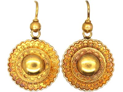 Victorian 15ct Gold Drop Earrings