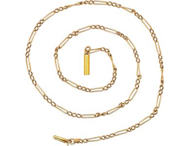 Edwardian Ornate 15ct Gold Chain