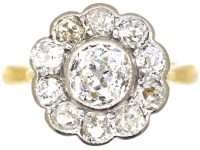 18ct Gold & Diamond Cluster Ring by Garrard & Company