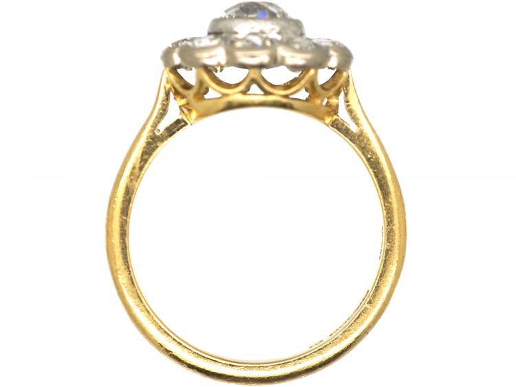 18ct Gold & Diamond Cluster Ring by Garrard & Company