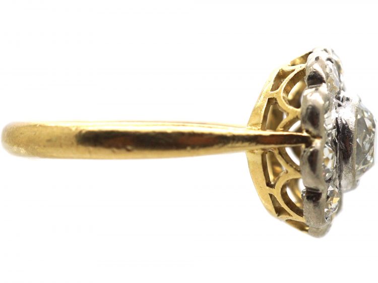 18ct Gold & Diamond Cluster Ring by Garrard & Company