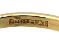 Art Deco 18ct Gold & Platinum, Emerald & Diamond Ring