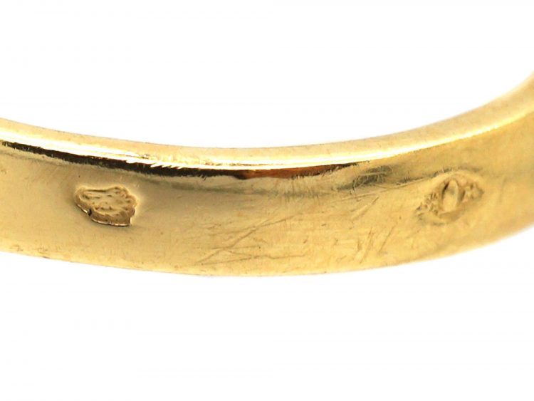 Sapphire & Pave Set Diamond Bow Ring by Van Cleef & Arpels