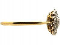 Edwardian 18ct Gold & Platinum, Diamond Cluster Ring